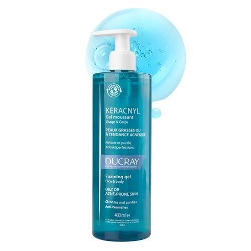 Ducray Keracnyl Foaming Gel Yüz Ve Vücut Temizleme Jeli 400 Ml - 2