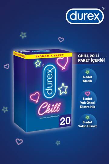 Durex Chill Prezervatif 20'li - 2