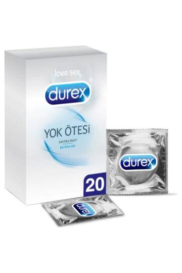 Durex Yok Ötesi Ekstra His İnce Prezervatif 20'li