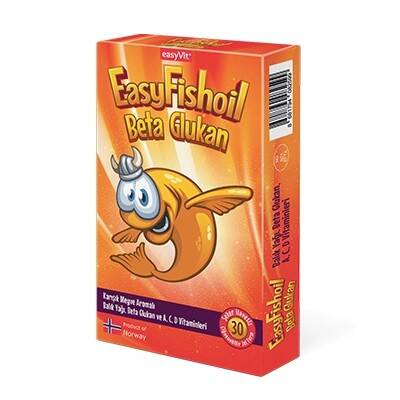 EasyFishoil Beta Glukan Çiğnenebilir 30 Jel Tablet - 1