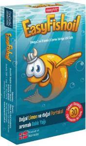 EasyFishoil Çocuk Portakal Aromalı 30 Çiğneme Tablet - 1