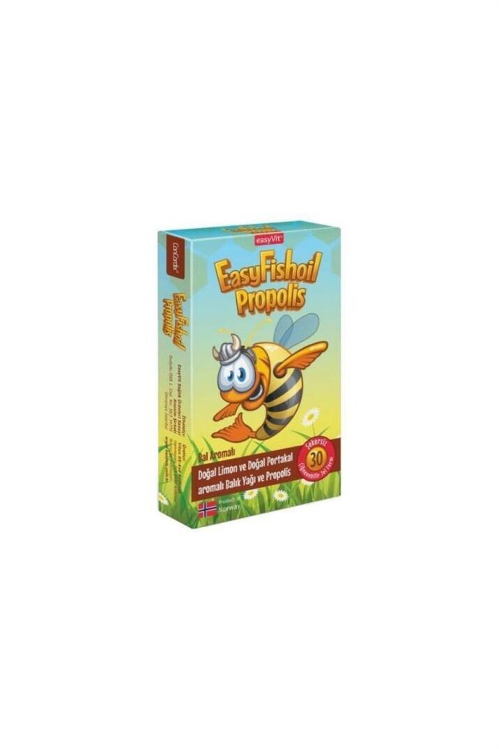 Easyfishoil Propolisli Omega 3 Jel Tablet 30'lu - 1