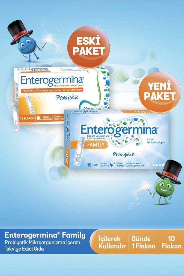 Enterogermina Family 10 Flakon - 1
