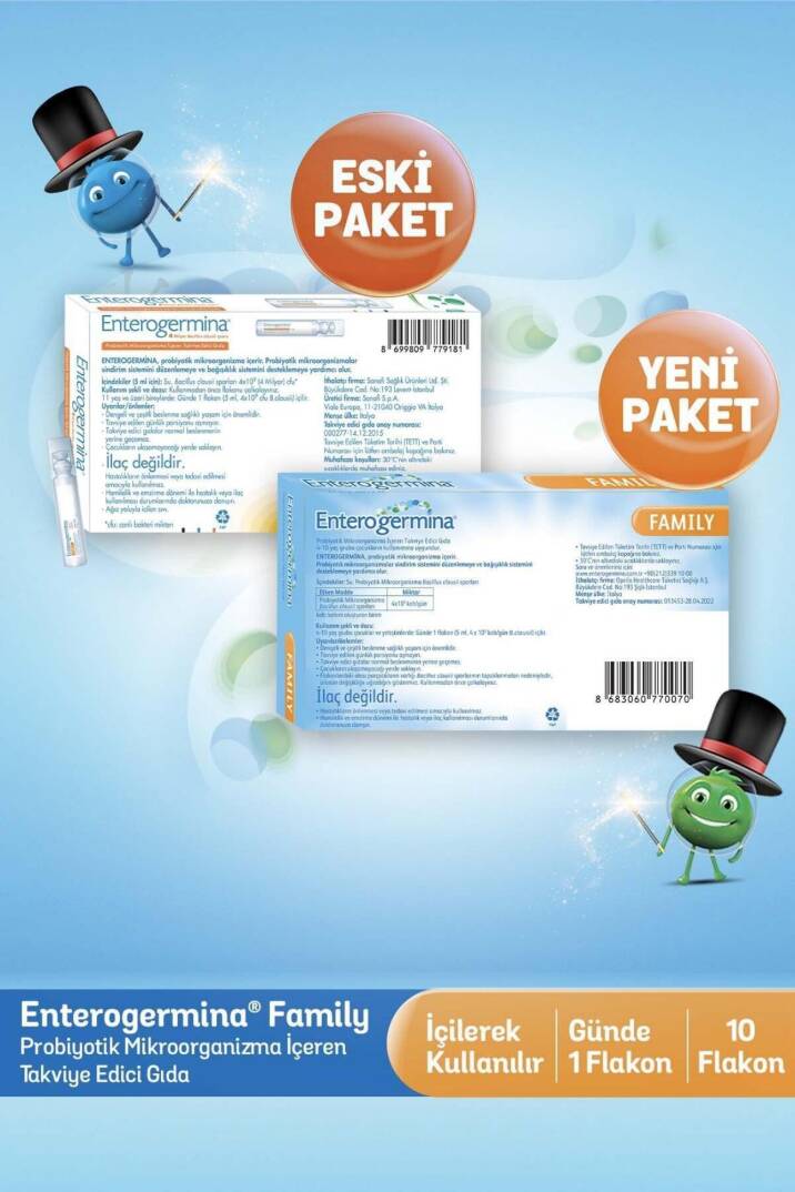Enterogermina Family 10 Flakon - 4