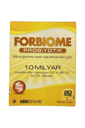 Forbiome 10 Milyar Probiyotik 20 Saşe