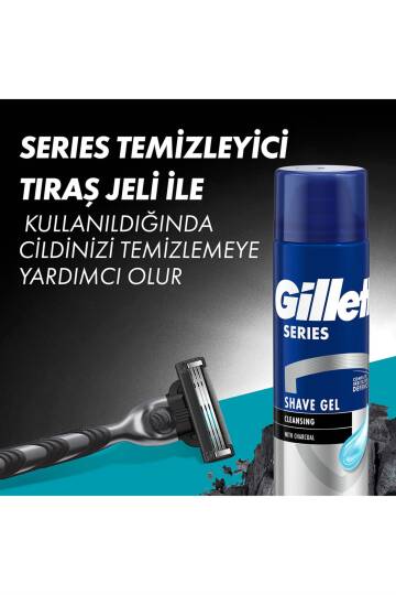 Gillette Mach3 Charcoal Tıraş Bıçağı 2 Yedekli Makine 2up - 7