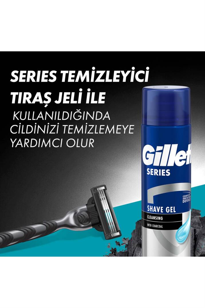 Gillette Mach3 Charcoal Tıraş Bıçağı 2 Yedekli Makine 2up - 7