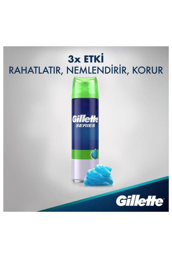 Gillette Series Tıraş Jeli Rahatlatıcı Hassas Temizlik 200 ml - 4
