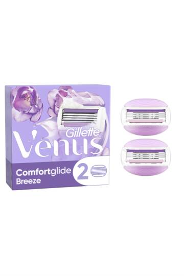 Gillette Venüs Comfortglide Breeze Tıraş Bıçağı 2'li Yedek