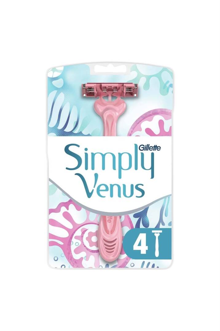 Gillette Venüs Simply 3 Tıraş Bıçağı 4'lü Blister - 1