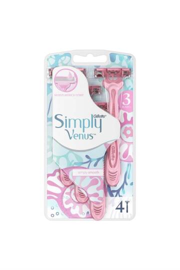 Gillette Venüs Simply 3 Tıraş Bıçağı 4'lü Blister - 2