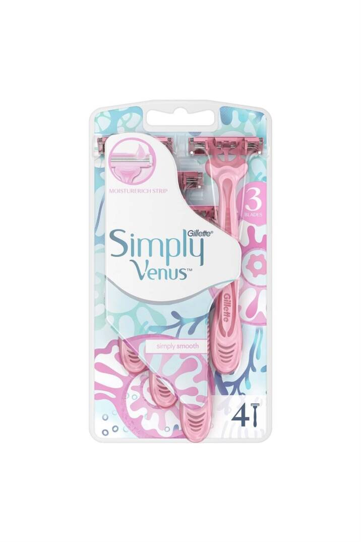 Gillette Venüs Simply 3 Tıraş Bıçağı 4'lü Blister - 2