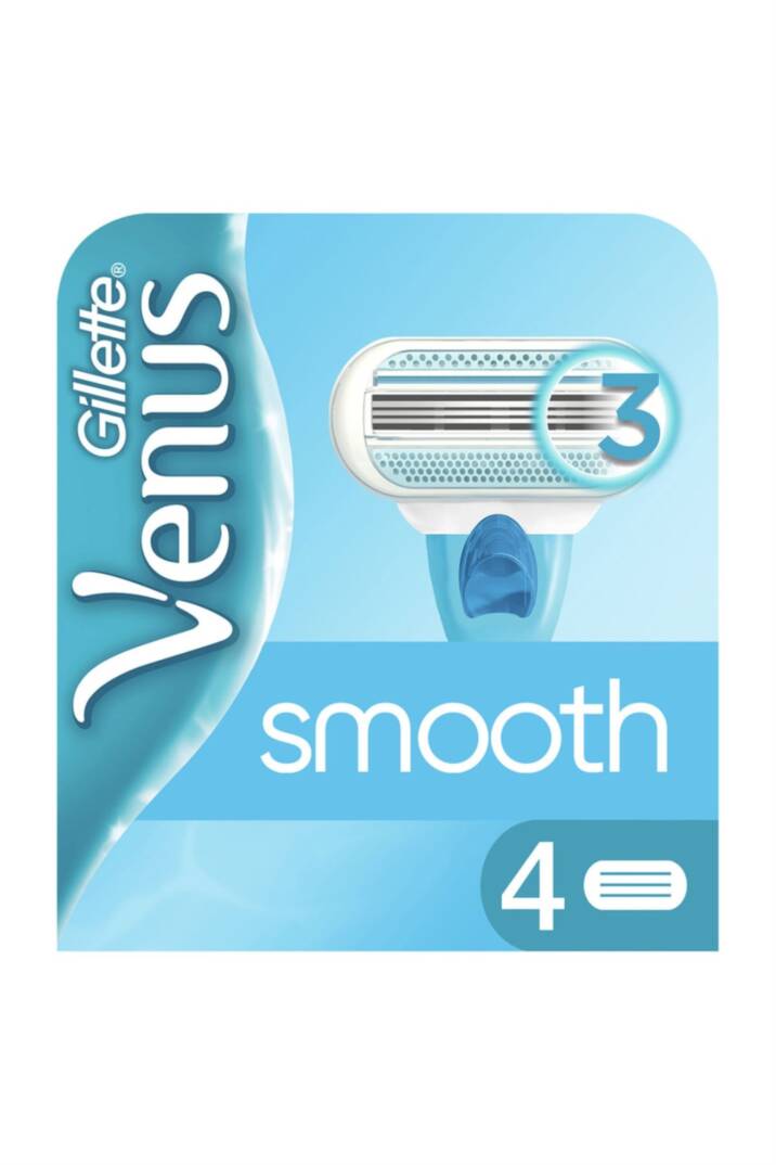 Gillette Venüs Smooth Tıraş Bıçağı 4'lü Yedek - 1