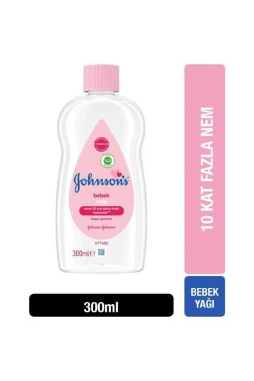 Johnson's Baby Oil 300 Ml Pembe