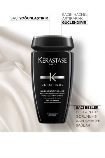 KERASTASE Densifique Bain Densite Homme Dökülen Saçlar İçin Yoğunlaştırıcı Erkek Şampuanı 250ml - 3