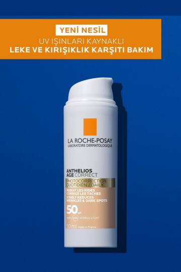 La Roche Posay Anthelios Age Correct SPF50+ Renkli Kapatıcı Özelliğe Sahip Yüz Güneş Kremi 50 ml - 2