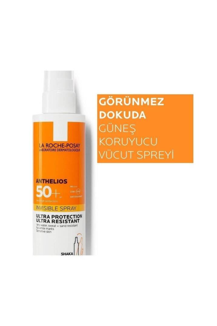 La Roche Posay Anthelios SPF50+ Invisible Yüksek Korumalı Vücut Güneş Kremi Spray 200ml - 1