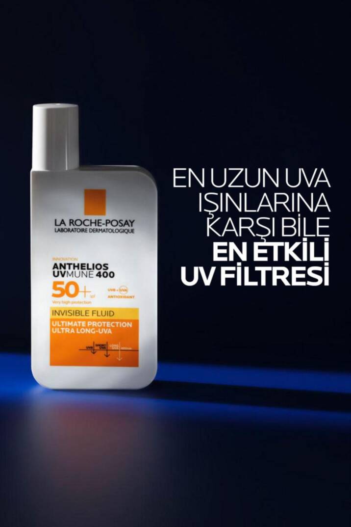 La Roche Posay Anthelios Uvmune Fluid SPF+50 Tüm Ciltler İçin Yüksek Korumalı Yüz Güneş Kremi - 2