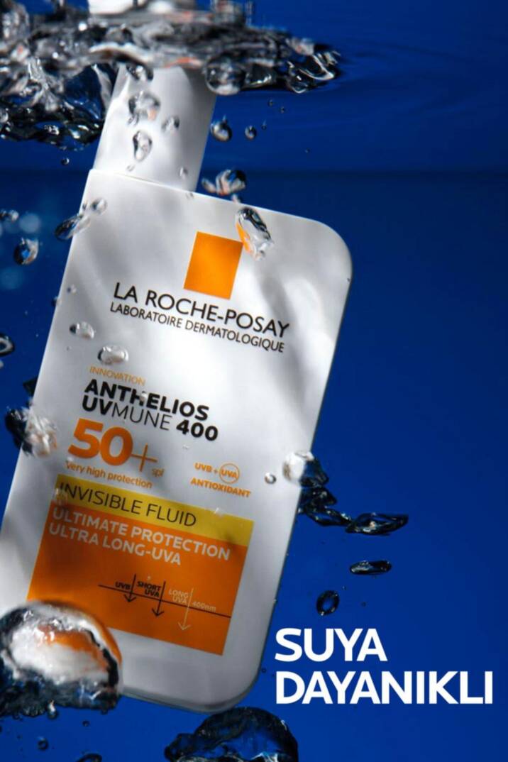 La Roche Posay Anthelios Uvmune Fluid SPF+50 Tüm Ciltler İçin Yüksek Korumalı Yüz Güneş Kremi - 3