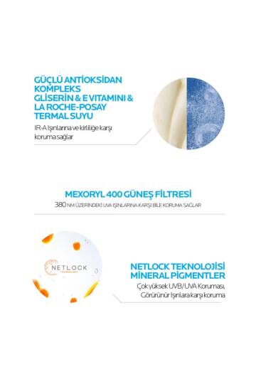 La Roche Posay Anthelios Uvmune Fluid SPF+50 Tüm Ciltler İçin Yüksek Korumalı Yüz Güneş Kremi - 5