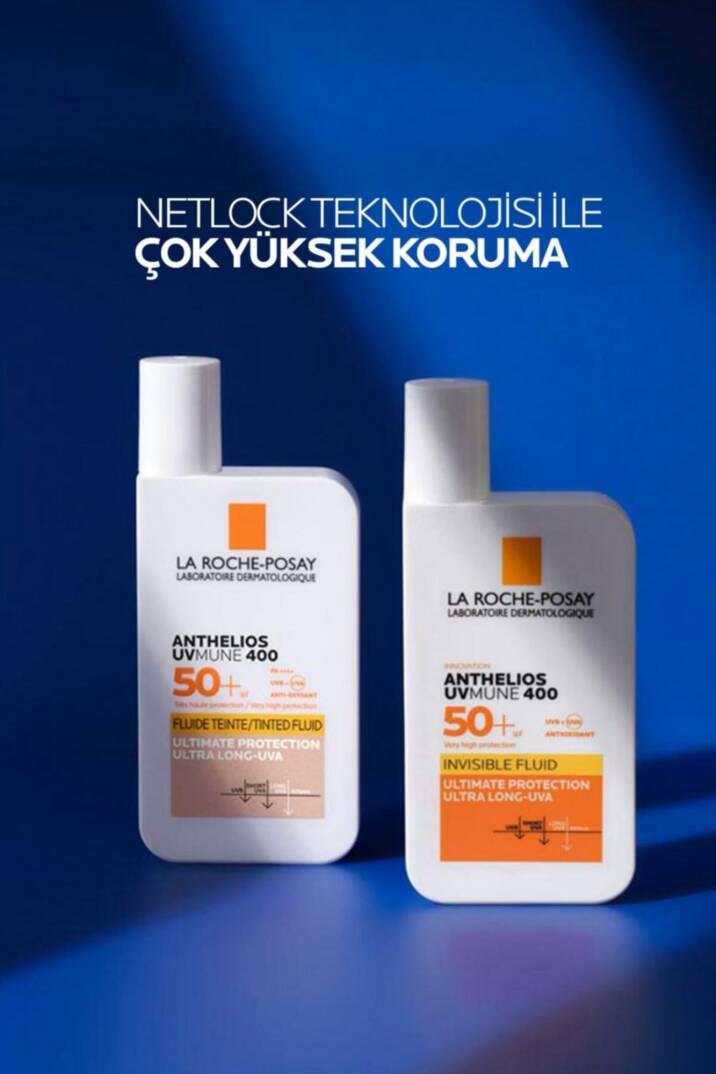 La Roche Posay Anthelios Uvmune Fluid SPF+50 Tüm Ciltler İçin Yüksek Korumalı Yüz Güneş Kremi - 7