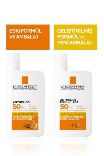 La Roche Posay Anthelios Uvmune Fluid SPF+50 Tüm Ciltler İçin Yüksek Korumalı Yüz Güneş Kremi - 8