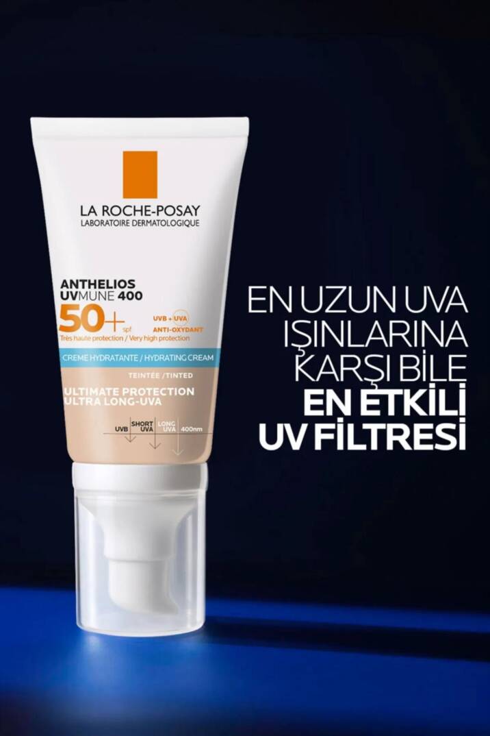 La Roche Posay Anthelios Uvmune SPF+50 Hassas Ciltler İçin Yüksek Korumalı Renkli Yüz Güneş Kremi - 2