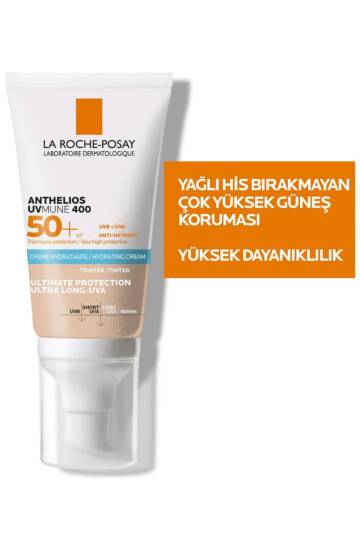 La Roche Posay Anthelios Uvmune SPF+50 Hassas Ciltler İçin Yüksek Korumalı Renkli Yüz Güneş Kremi - 5