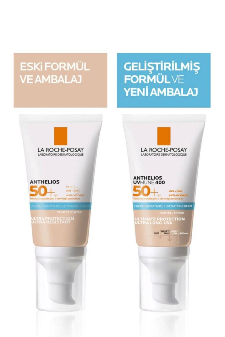 La Roche Posay Anthelios Uvmune SPF+50 Hassas Ciltler İçin Yüksek Korumalı Renkli Yüz Güneş Kremi - 6
