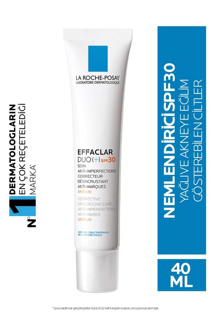 La Roche Posay Effaclar Duo (+) Spf30 - Yağlı Ciltler Için Krem 40ml - 1