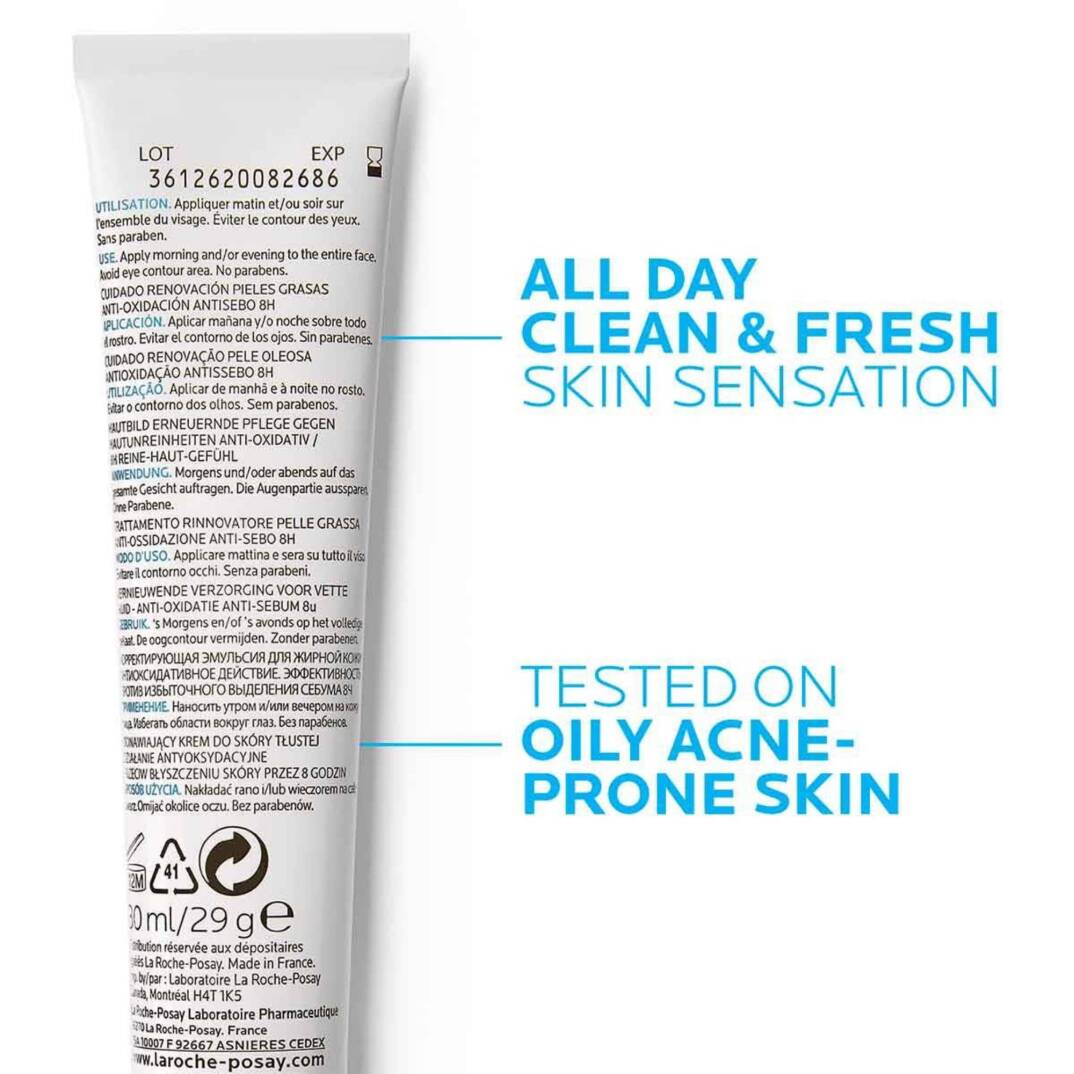 La Roche Posay Effaclar K(+) Sebum Düzenleyici Etkiye Sahip Yüz Bakım Kremi - 6