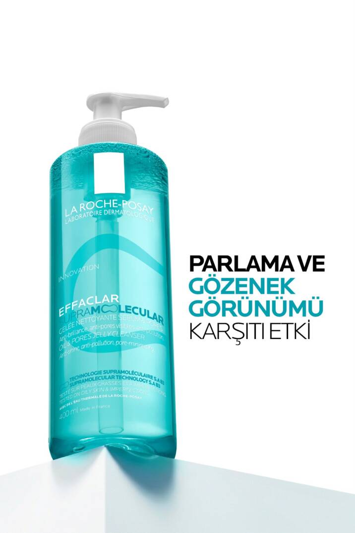 La Roche Posay Effaclar Supramolecular Gözenek Ve Yağlanma Karşıtı Yüz Temizleme Jeli 400 ml - 5