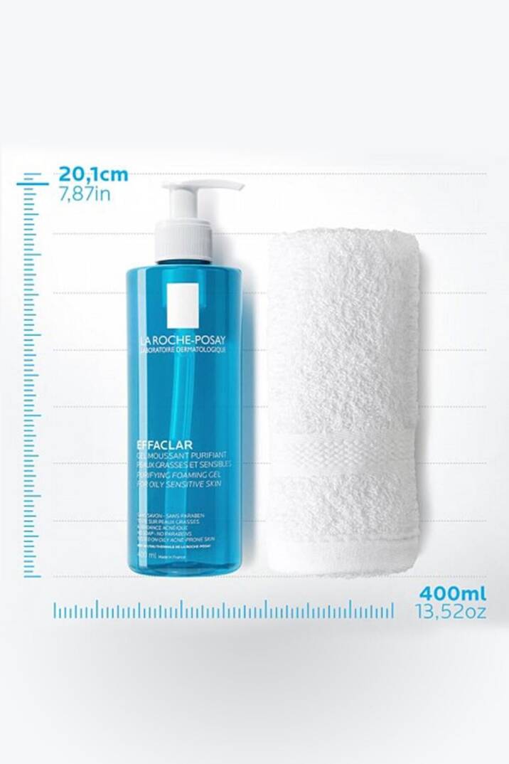 La Roche Posay Effaclar Temizleme Jeli 400ml Yağlı ve Akneye Eğilim Gösteren Ciltler - 5