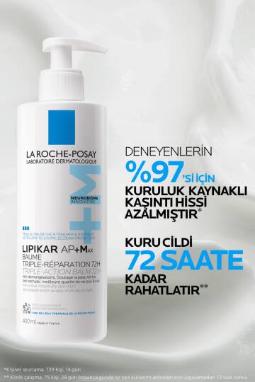 La Roche Posay Lipikar Baume Ap+M Max 400 ml - 3