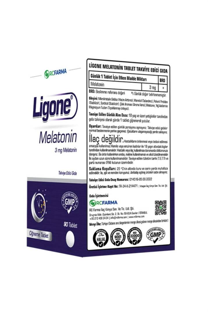 Ligone Melatonin 3 Mg 90 Tablet - 2