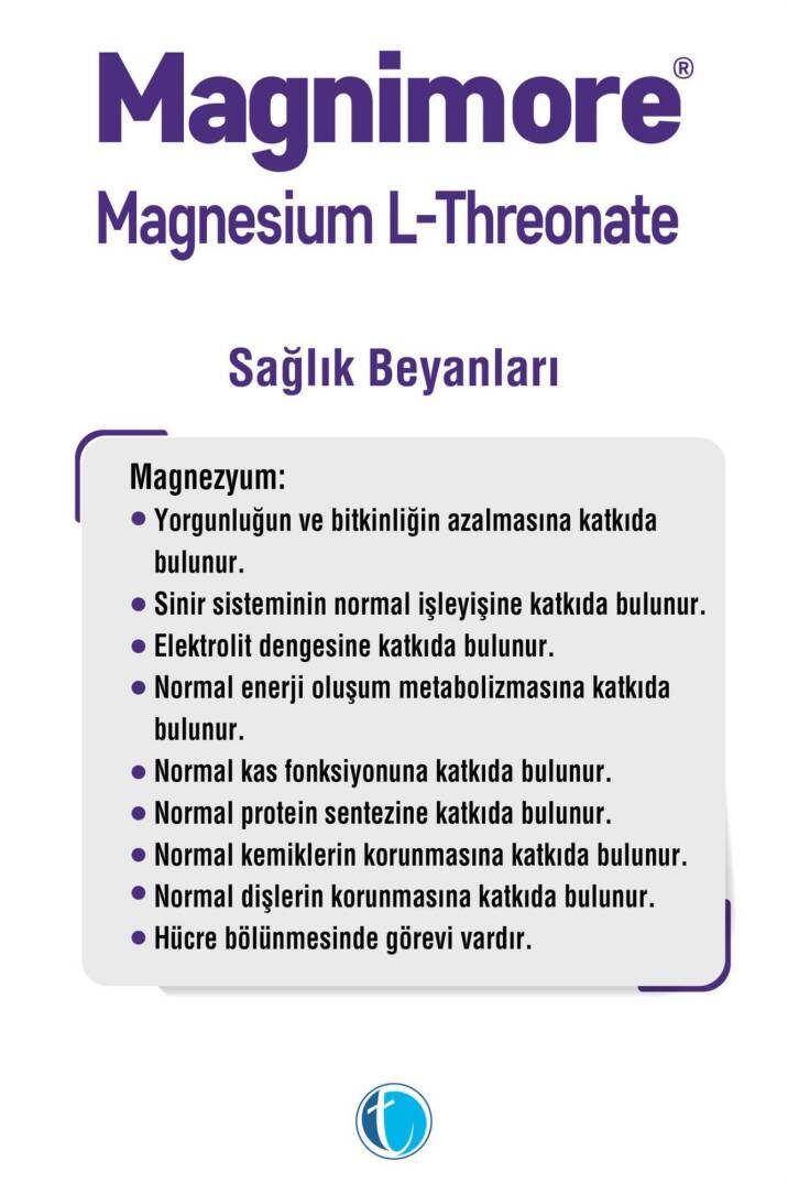 Magnimore Magnesium L-Threonate 90 Kapsül - 4