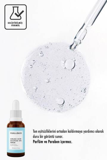 Maruderm Azelaik Asit Solüsyon %10 Aydınlatıcı Leke Karşıtı Cilt Bakım Serumu 30 Ml - 2