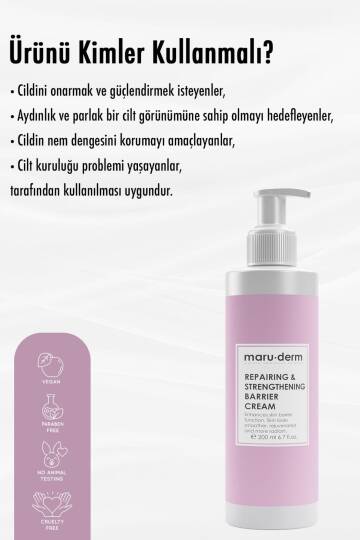 Maruderm Bariyer Onarıcı & Güçlendirici Ceramide Cilt Bakım Kremi 200 Ml - 3