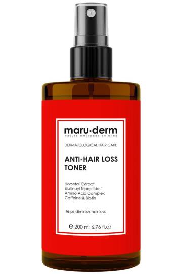 Maruderm Biotin Kafein Dökülme Karşıtı Saç Toniği Sağlıklı Uzamaya Yardımcı Vegan 200 ml