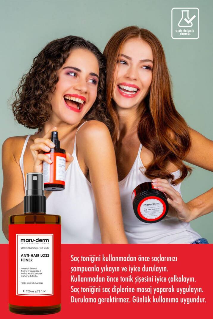 Maruderm Biotin Kafein Dökülme Karşıtı Saç Toniği Sağlıklı Uzamaya Yardımcı Vegan 200 ml - 2