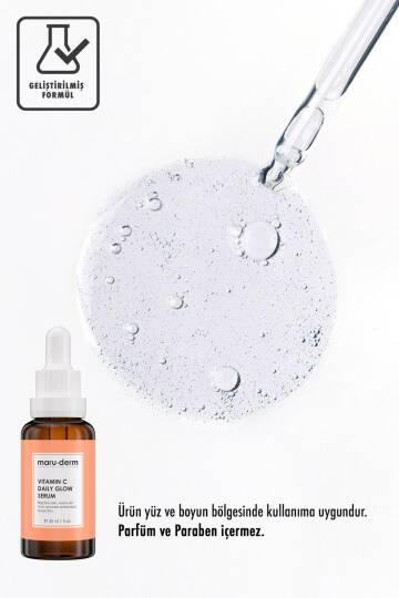Maruderm C Vitamini ve Peptid Aydınlatıcı Cilt Bakım Serumu 30 ml - 3