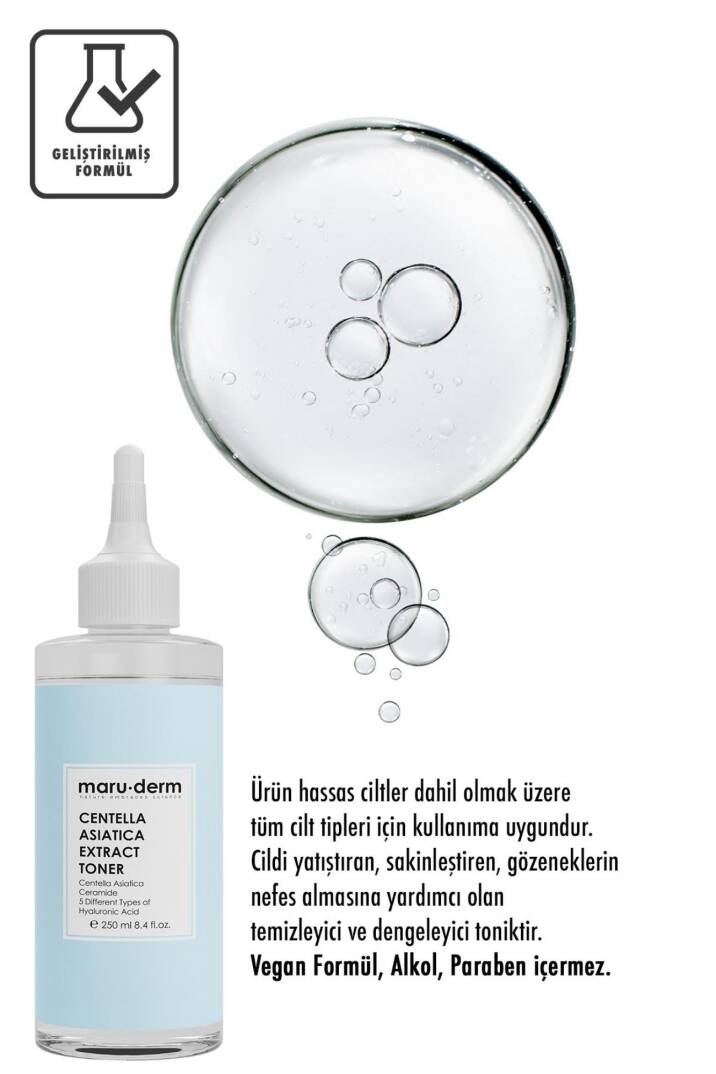 Maruderm Centella Asiatica Yatıştırıcı & Ceramide Nemlendirici Tonik 250 Ml - 2
