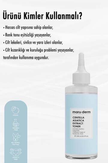 Maruderm Centella Asiatica Yatıştırıcı & Ceramide Nemlendirici Tonik 250 Ml - 3