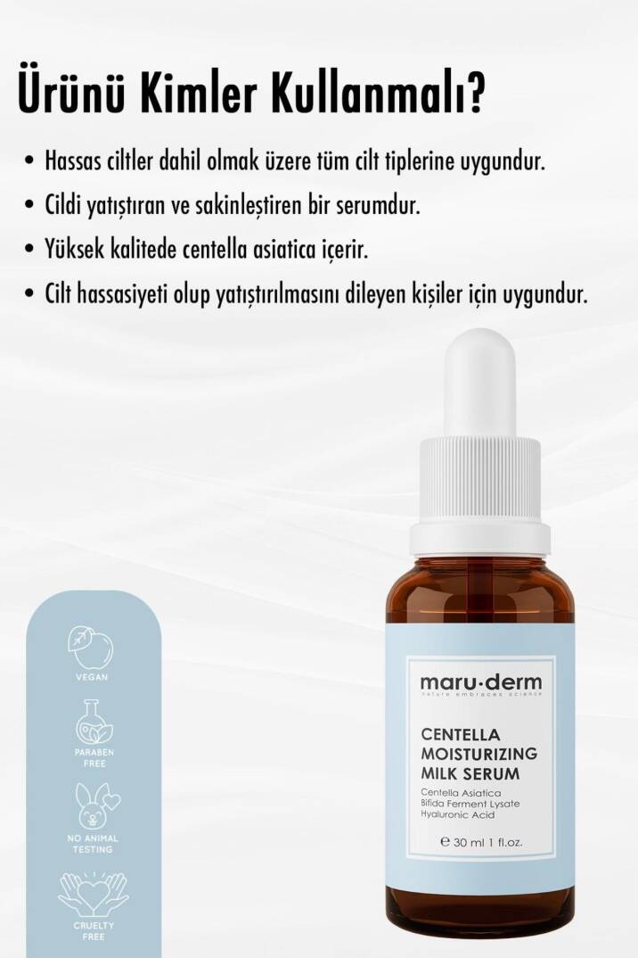 Maruderm Centella Asiatica Yatıştırıcı Nemlendirici Milk Serum 30 Ml - 3