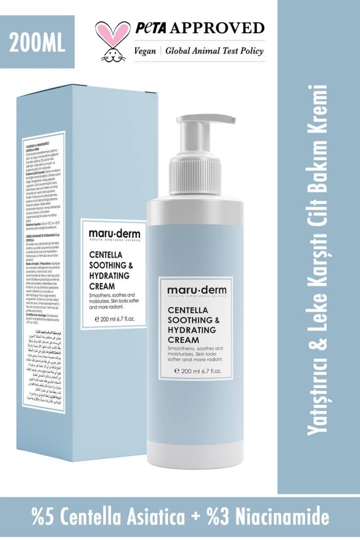 Maruderm Cica Centella Cilt Bakım Kremi 200 Ml - 3