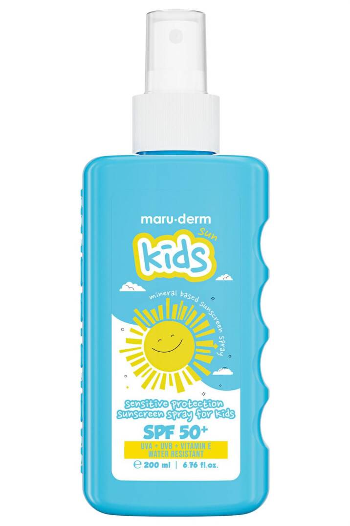 Maruderm Çocuk Güneş Spreyi Çocuklar İçin Hassas Koruma Sprey Güneş Kremi SPF 50+ 200 ML - 1