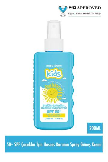Maruderm Çocuk Güneş Spreyi Çocuklar İçin Hassas Koruma Sprey Güneş Kremi SPF 50+ 200 ML - 2