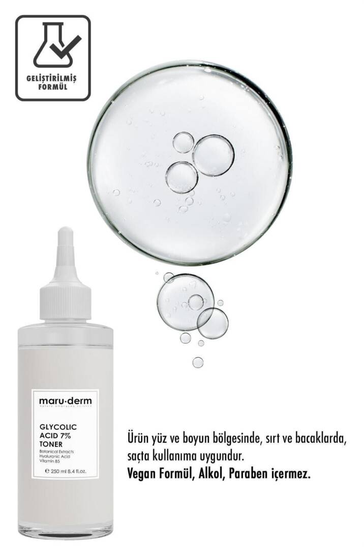 Maruderm Glikolik Asit %7 Aydınlatıcı & Leke Karşıtı Tonik 250 ml - 2
