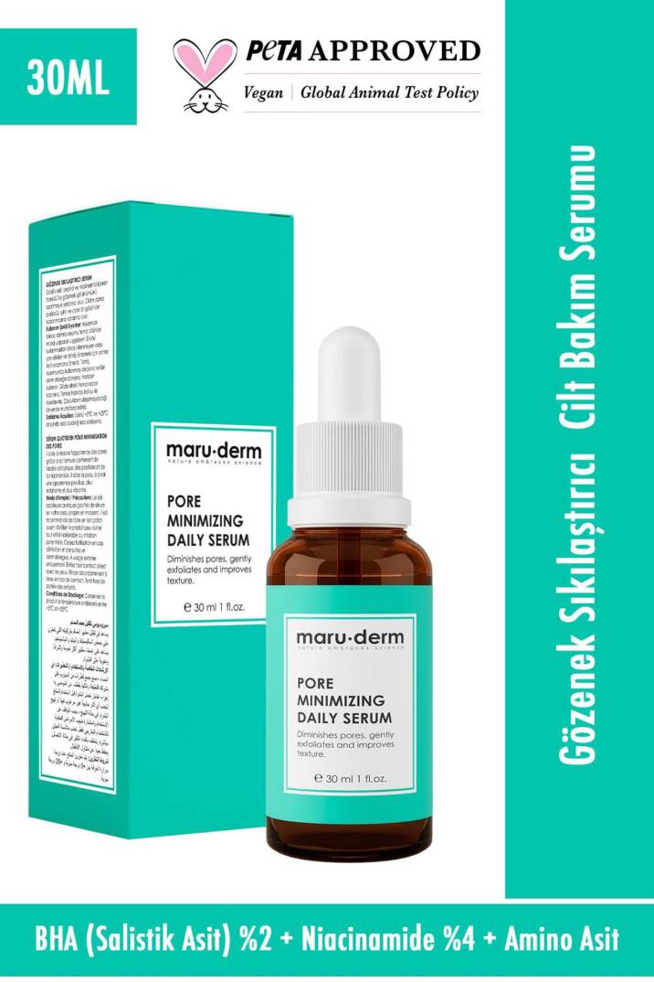 Maruderm Gözenek Sıkılaştırıcı Bha ve Peptid Cilt Bakım Serumu 30 Ml - 3