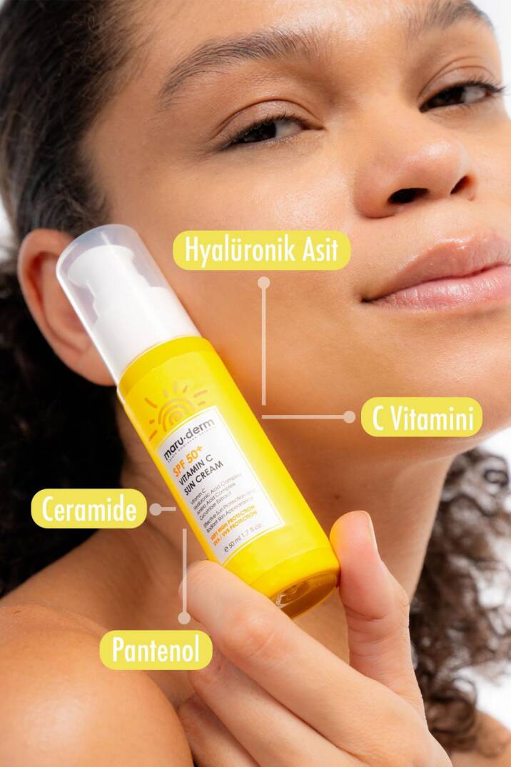 Maruderm Güneş Kremi SPF50+ C Vitamini Güneş Kremi 50 ml - 4